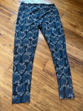 Women’s LulaRoe Blue Print Leggings